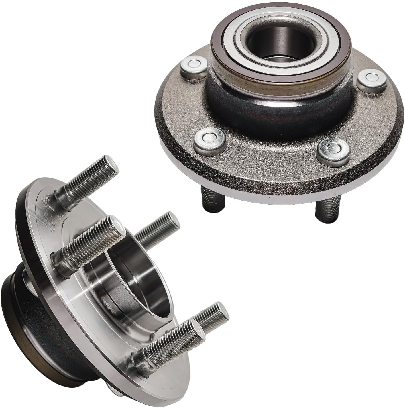 Detroit Axle - RWD Front Wheel Bearing Hubs Kit for Chrysler 300 Dodge Charger Challenger Magnum 2 Wheel Bearing Hubs Assembly 2 Outer Tie Rod End Links Replacement - 4pc Set