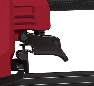 Arrow PT50 Oil-Free Pneumatic Staple Gun, Professional Heavy-Duty Stapler for Wood, Upholstery, Carpet, Wire Fencing, Fits 1/4, 5/16, 3/8, 1/2, 9/16 Staples , Red