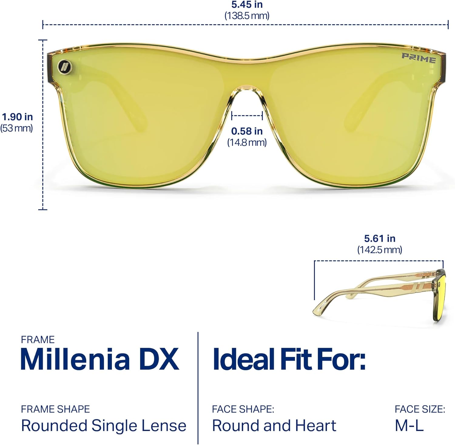 Blenders Eyewear PRIME 21 Polarized Sunglasses – Designed with Deion Sanders – Millenia DX Shades for Men & Women - Image 7