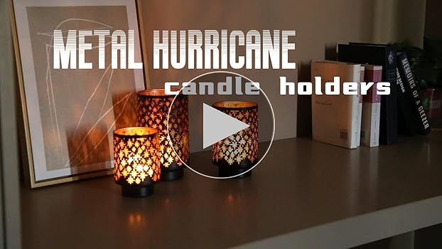 Amazon.com: Metal Candle Holders for Jar Candles Set of 3