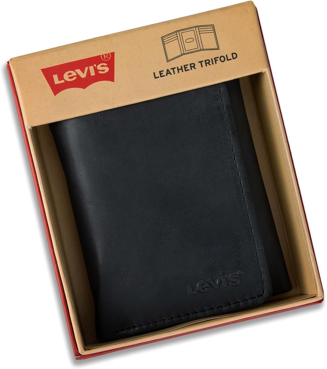 Levi's Men's RFID Trifold Wallet-Sleek and Slim Includes ID Window and Credit Card Holder - Image 7