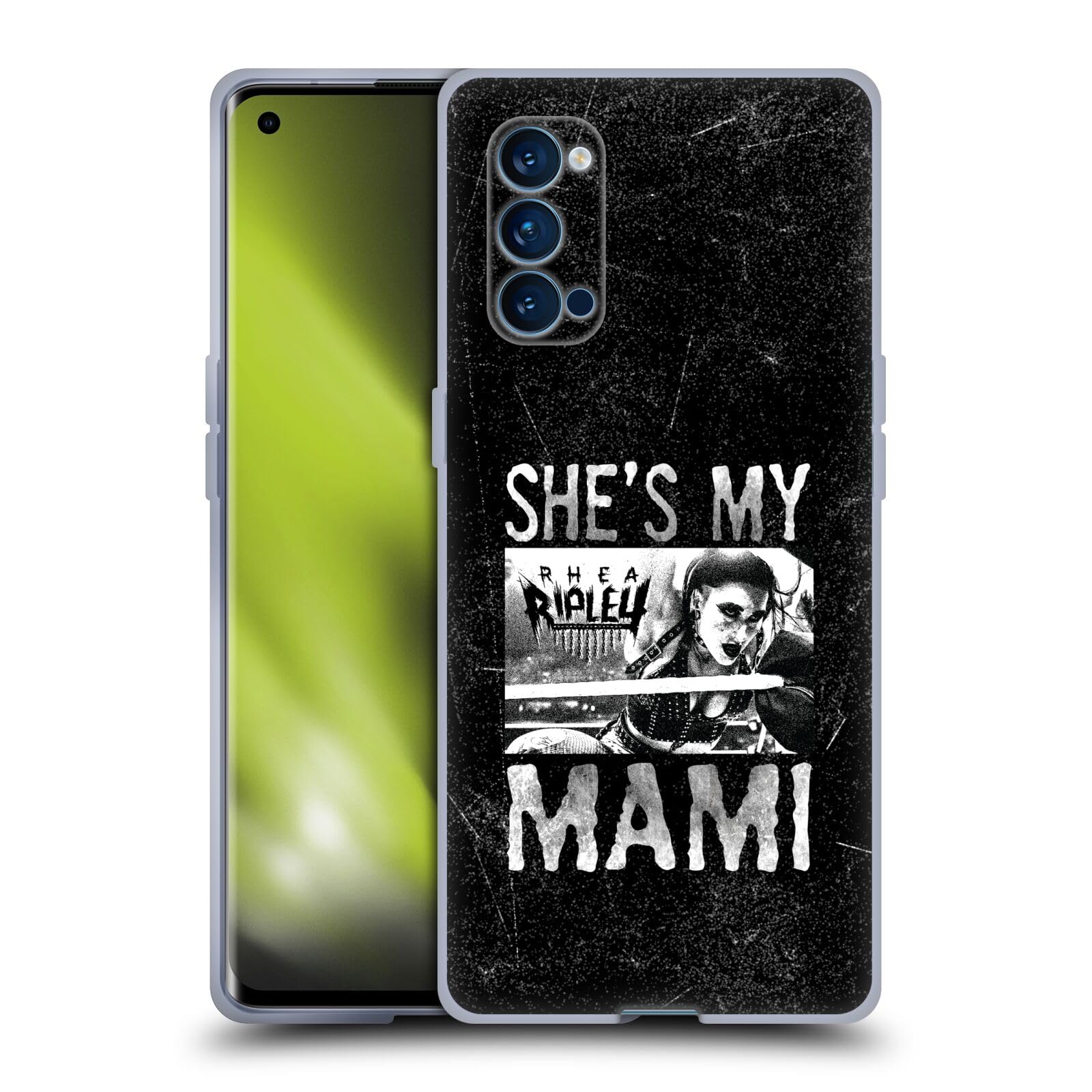 Head Case Designs Officially Licensed WWE She's My Mami Rhea Ripley Soft Gel Case Compatible With Oppo Reno 4 Pro 5G โ image 1