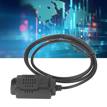 Temperature Humidity Sensor Module, RS485 Temperature Humidity Transmitter, High Precise Industrial Grade Sensor Probe with ABS Shell, for Environmental Monitoring and Control Syst