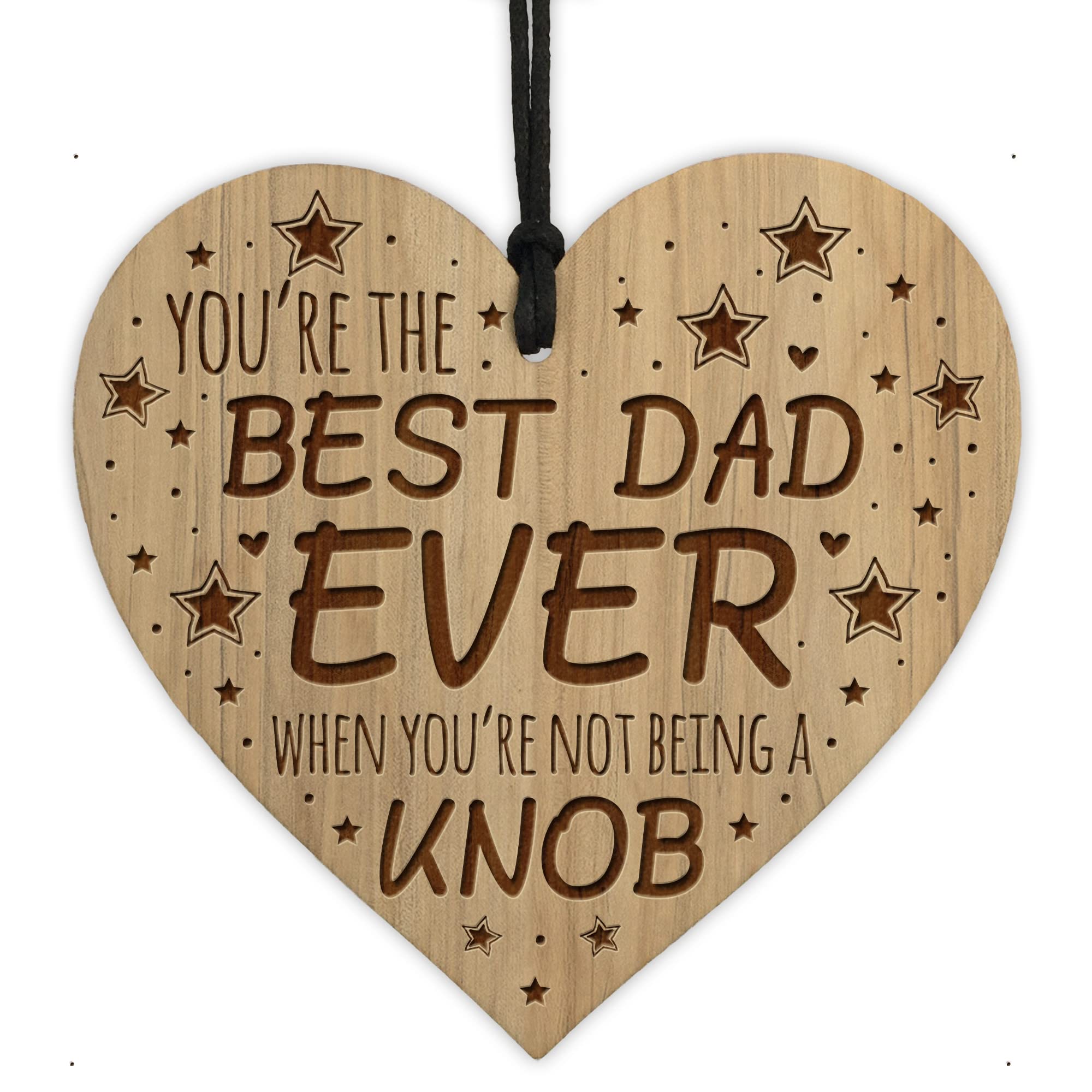 Red Ocean Dad Gift Novelty Christmas Birthday Gift For Dad Engraved Heart Dad Gift From Daughter Son