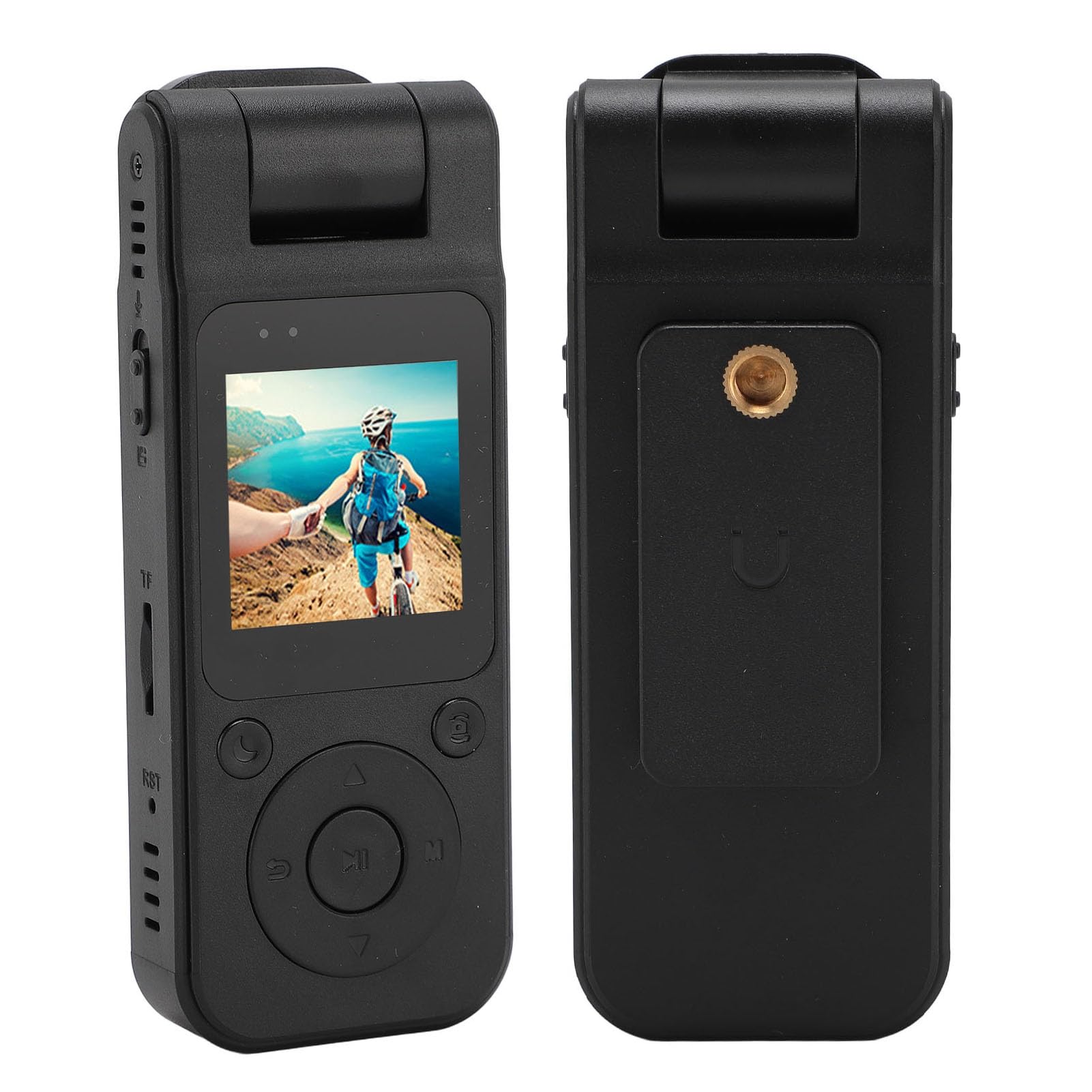 4K Body Camera, Magnetic Back Clip Camcorder with 180 Degree Rotating Lens, 1.5 Inch IPS Screen, Portable Wide Angle Camera for Recording-picture-25