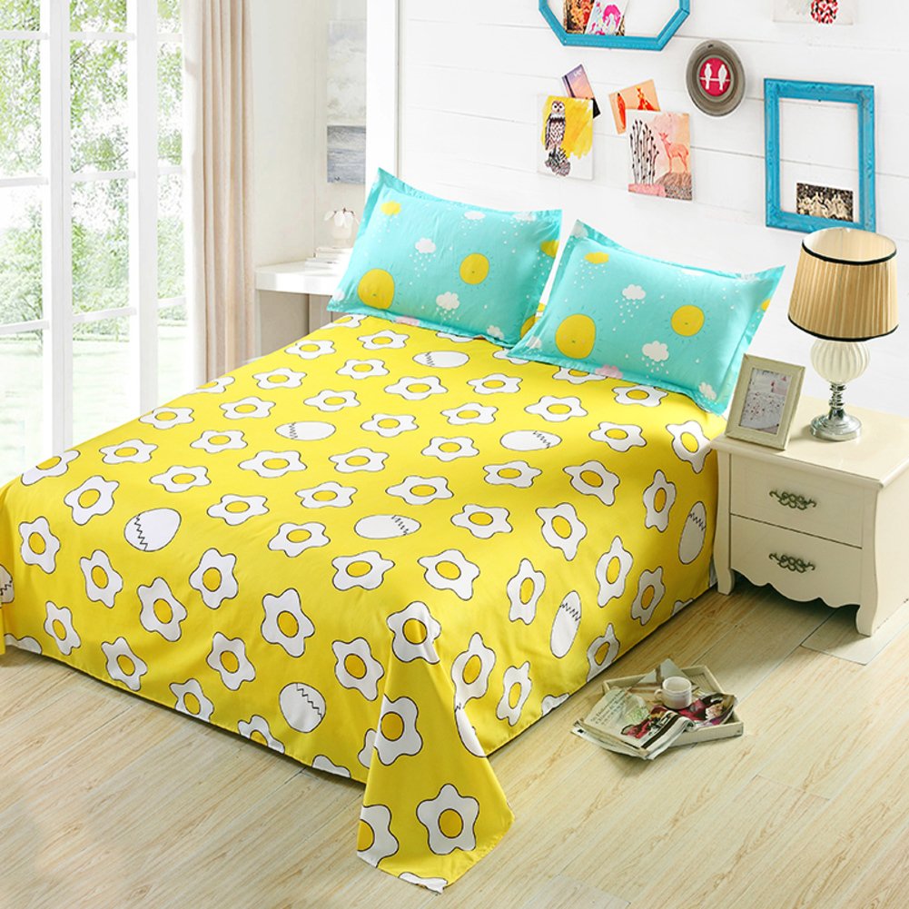 Drap de dortoir épais de dimensions 230x230cm pour lit simple résistant aux lavages
