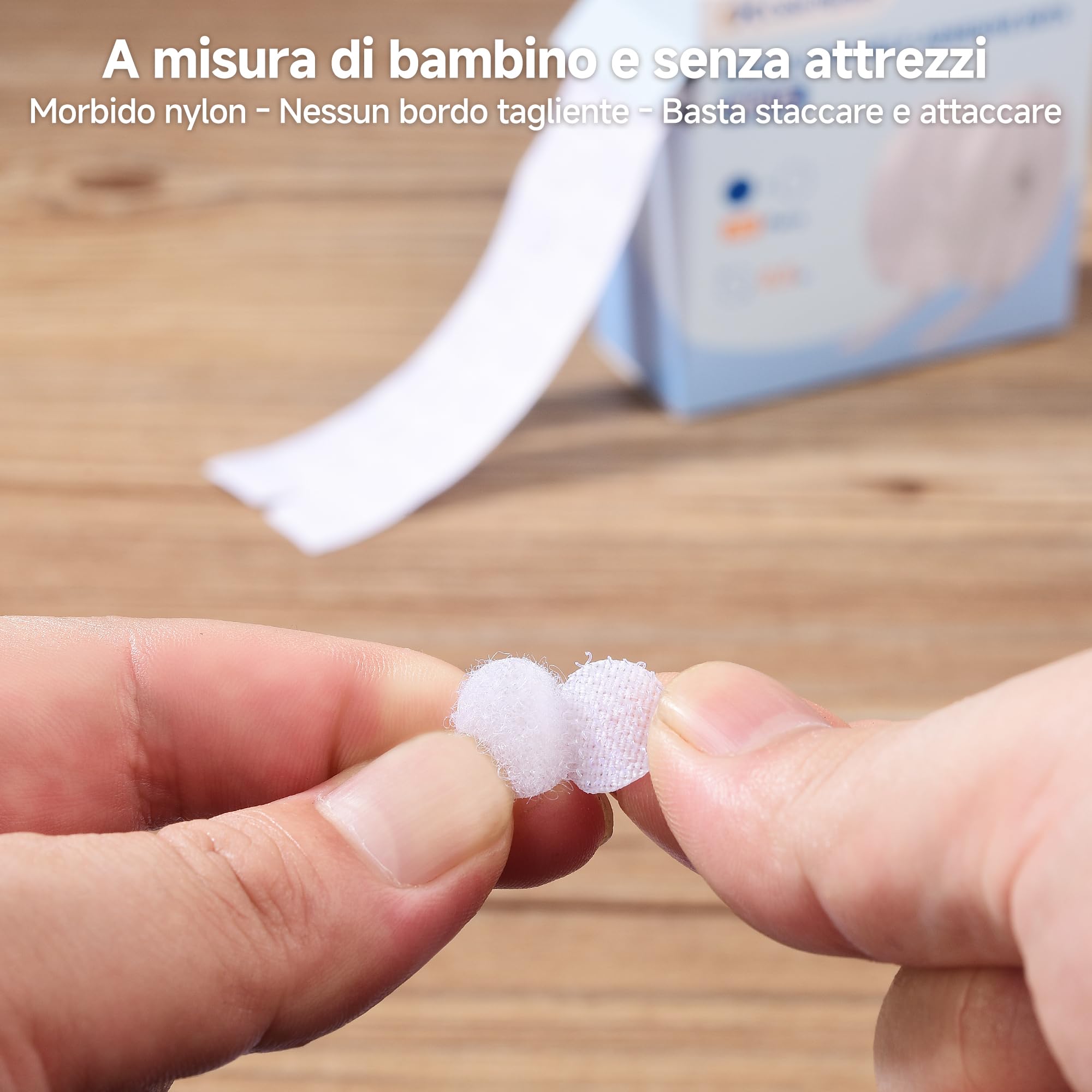 Cable Matters 400 pezzi (200 coppie) di punti autoadesivi in velcro, diametro 19 mm, punti di fissaggio rotondi per lavori manuali, aule scolastiche, uffici, organizzazione domestica, bianchi