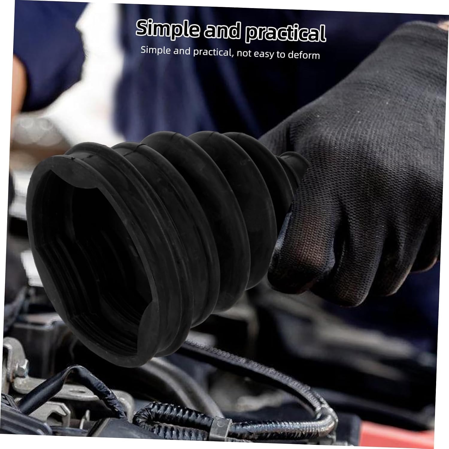 Car Ball Joint Dust Cover Tool Axle Joint Protector Gear Rubber Easy Install