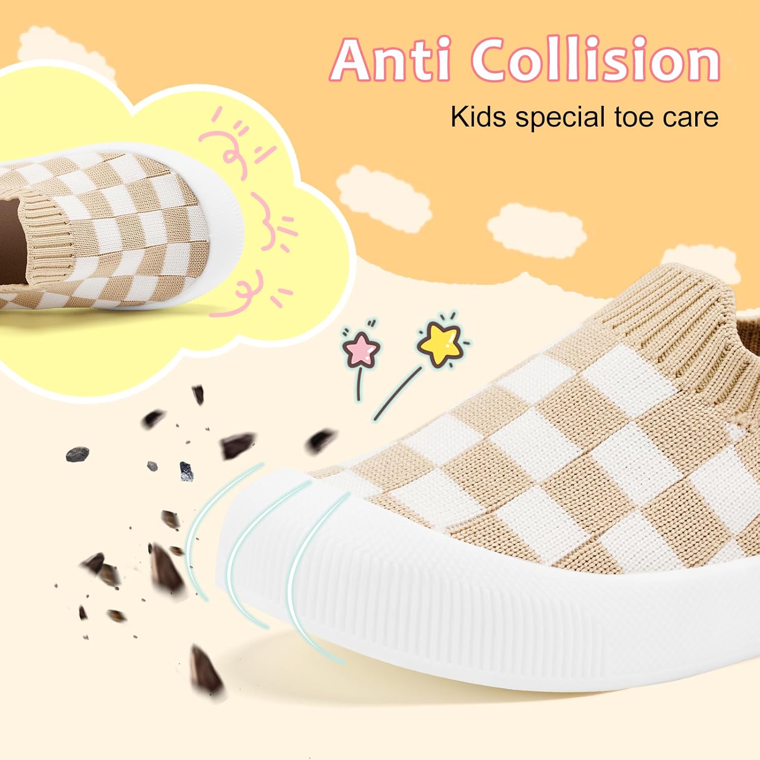 VIFUUR Baby Shoes Girls Boys Toddler Sneakers Non-Slip First Walkers Shoes for Babies 6 9 12 18 24 Months - Image 2