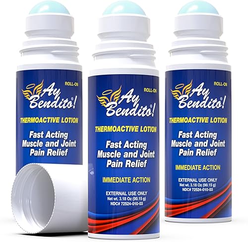 Gel refrescante para aliviar el dolor muscular, articular y dolor de espalda. Acción rápida y larga duración, paquete de 3
