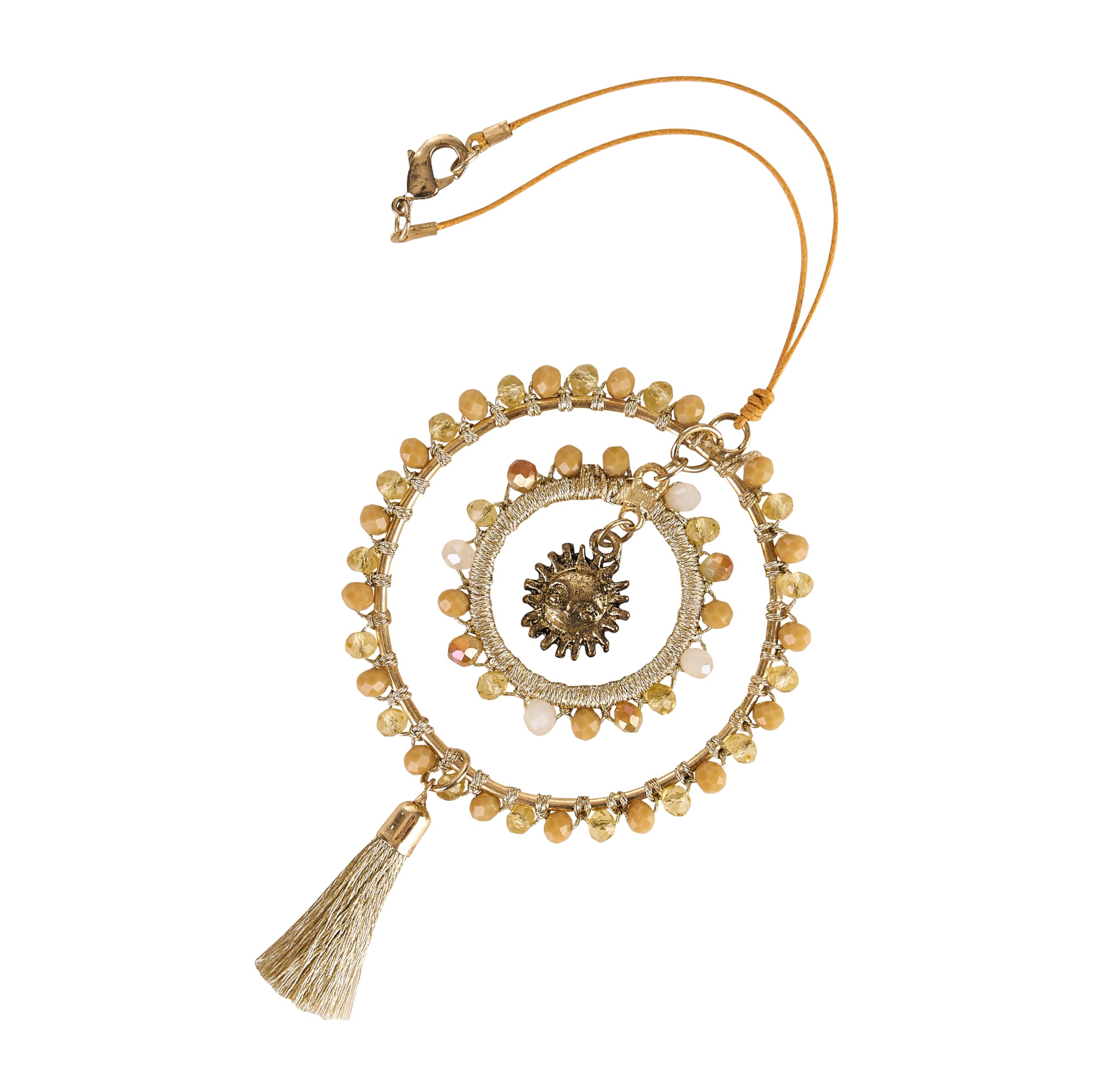 Akitai Christmas Car Decorations Interior - Holiday Decor Rear View Mirror Accessories & New Driver Gifts - Western Gifts for Women, Universal Car