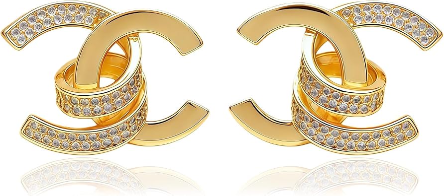 18K Gold Plated Stud Earrings for Women Hypoallergenic Jewelry Giftwith Gift Box