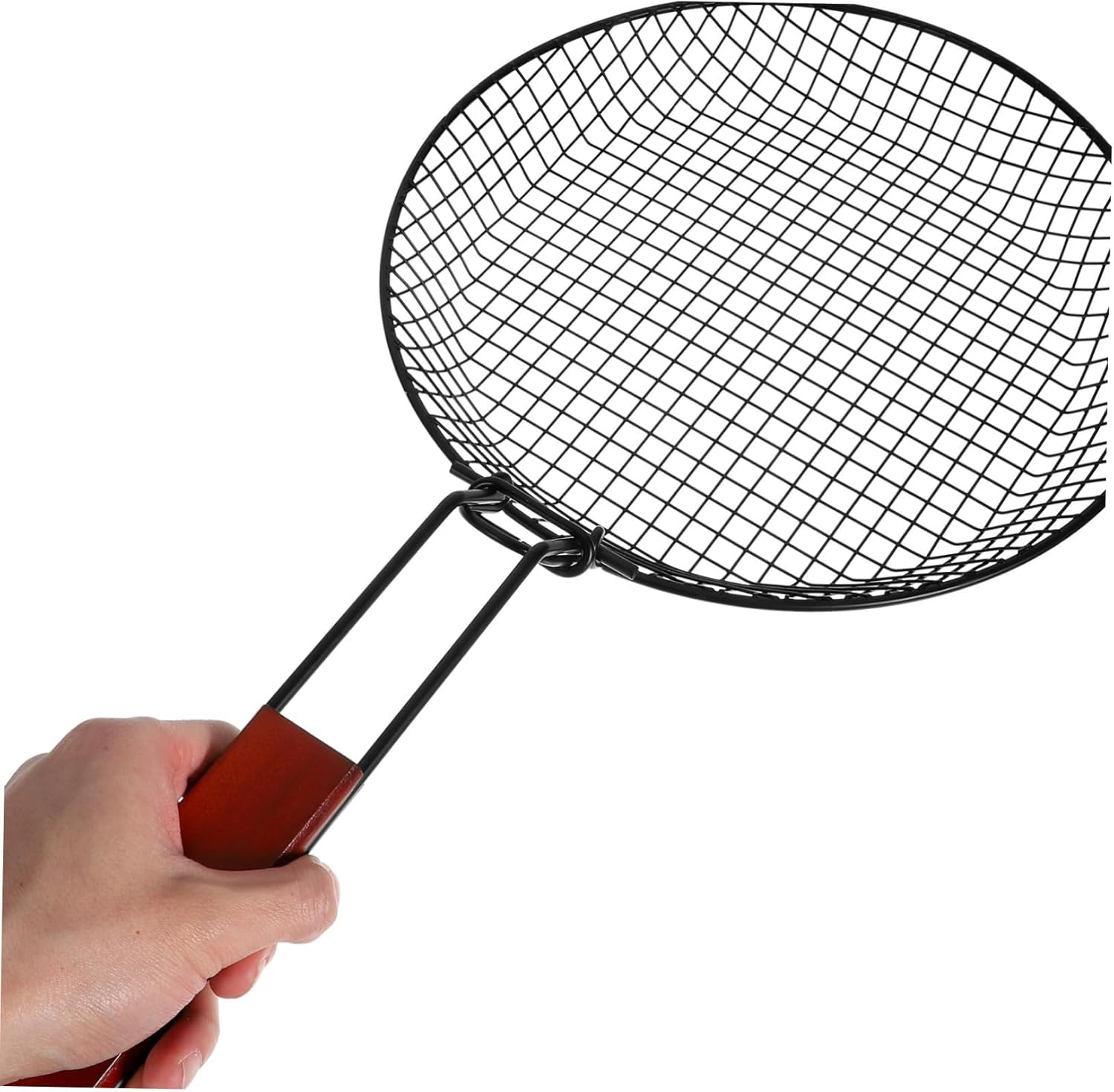 Grill Baskets for Outdoor Grill Carbon Steel Folding Baking Basket Versatile Bbq Accessories Smoker Accessories Grilling Men