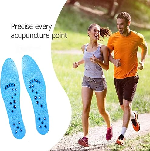 Miniatura 7 de Plantillas para pies, 18 plantillas magnéticas, sandalias de reflexología, terapia de pies, plantilla de masaje para aliviar el dolor, plantillas