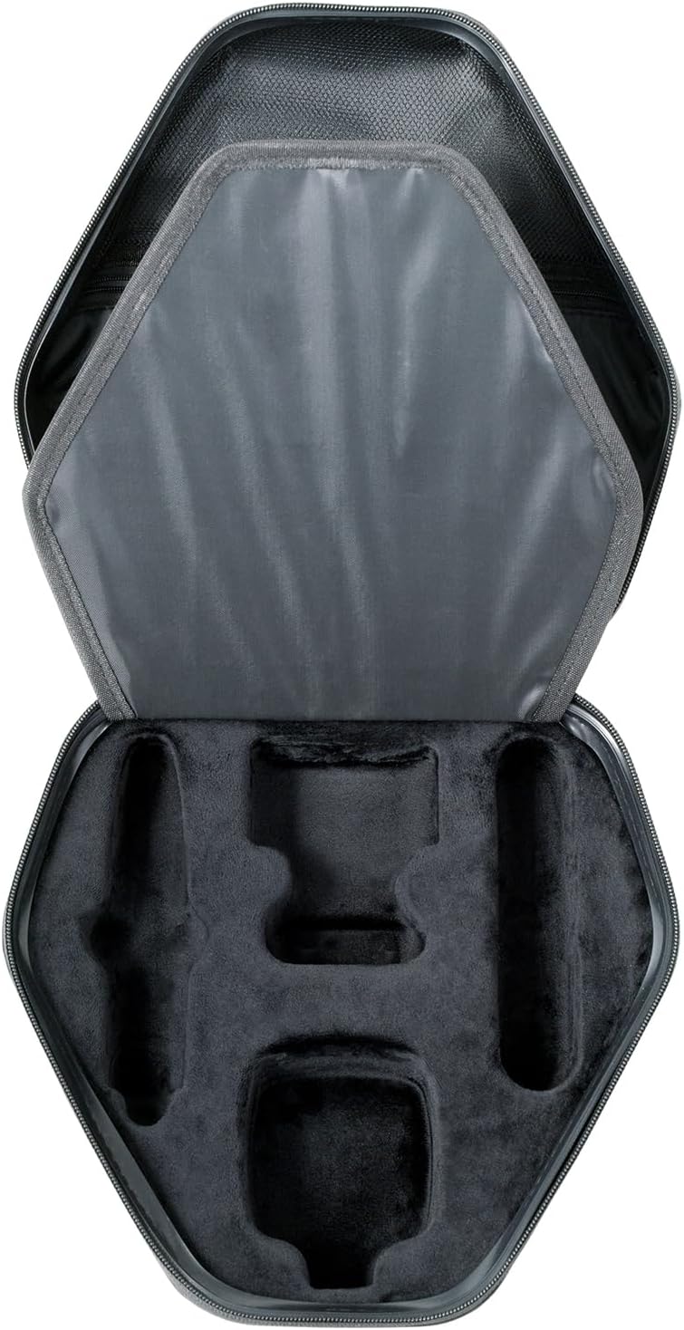 Skull Shaver Pitbull Diamond Travel Case - Durable Glossy Case for Shaver Storage - Compact Organizer - Travel-Friendly Design - Great Gift Idea