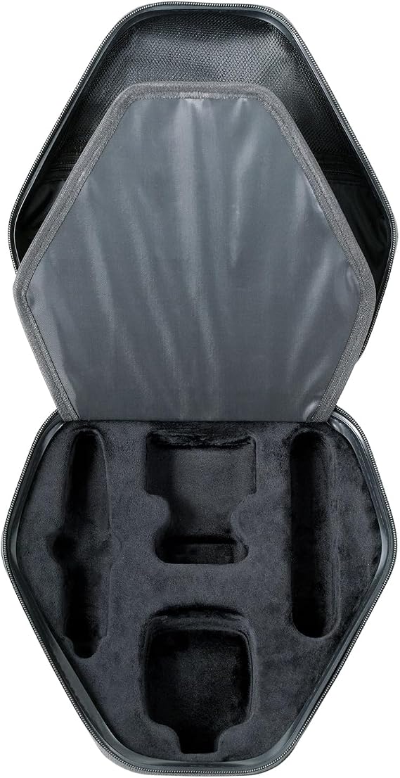 Skull Shaver Pitbull Diamond Travel Case - Durable Glossy Case for Shaver Storage - Compact Organizer - Travel-Friendly Design - Great Gift Idea