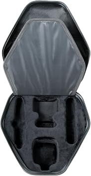 Skull Shaver Pitbull Diamond Travel Case - Durable Glossy Case for Shaver Storage - Compact Organizer - Travel-Friendly Design - Great Gift Idea