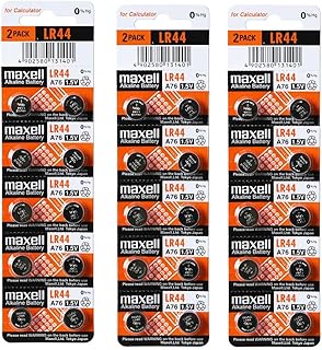 30pcs Maxell LR44 1.5V Alkaline Cell Battery