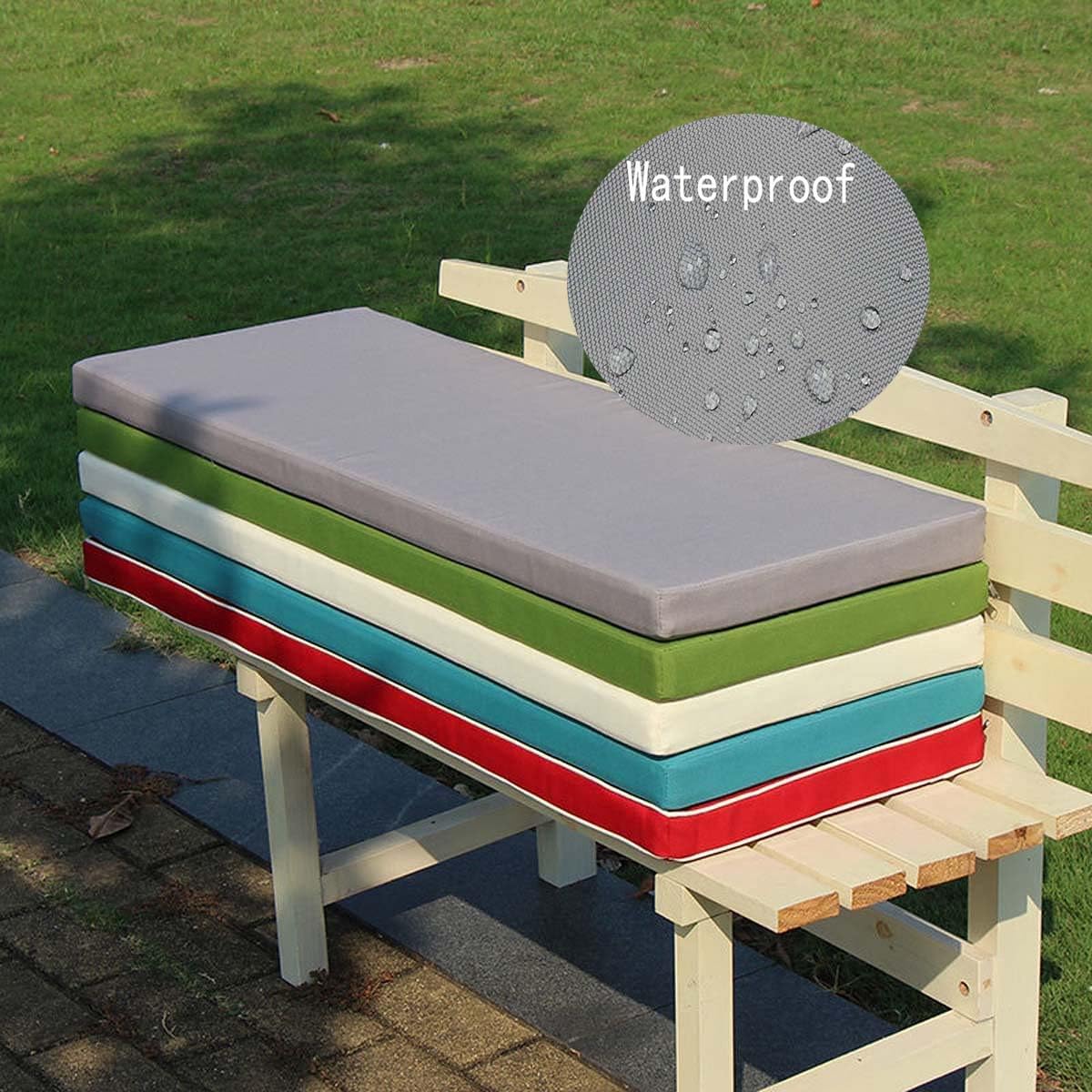 Cuscino Per Panca Personalizzabile – Impermeabile In Similpelle – Spessore 3/5/8 Cm – Per Esterni, Giardino, Patio
