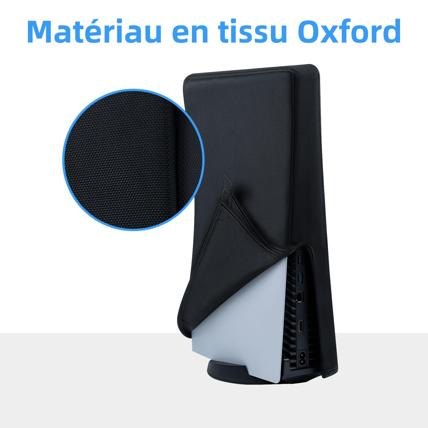 Housse de Protection Anti-Rayures/étanche pour PS5 Digital Edition/ Consoles Ultra HD - Pas pour PS5 Slim/Pro-Noir