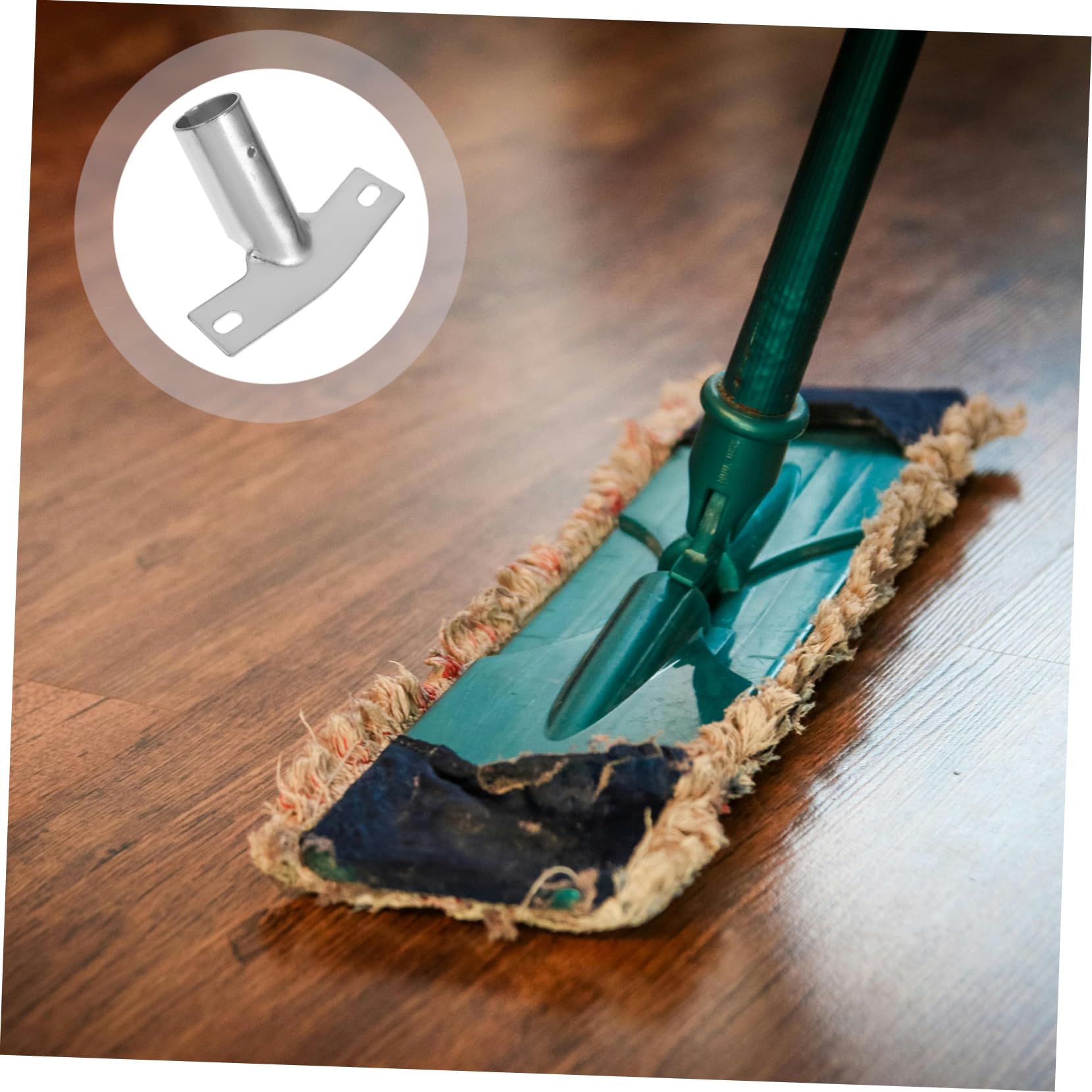 Adaptateur De Support De Manche À Balai 3 Pièces Connecteur Métallique Fileté Pour Balai Brosse Et Nettoyant Sol Adaptateur Tête De Durable Et Facile À Installer