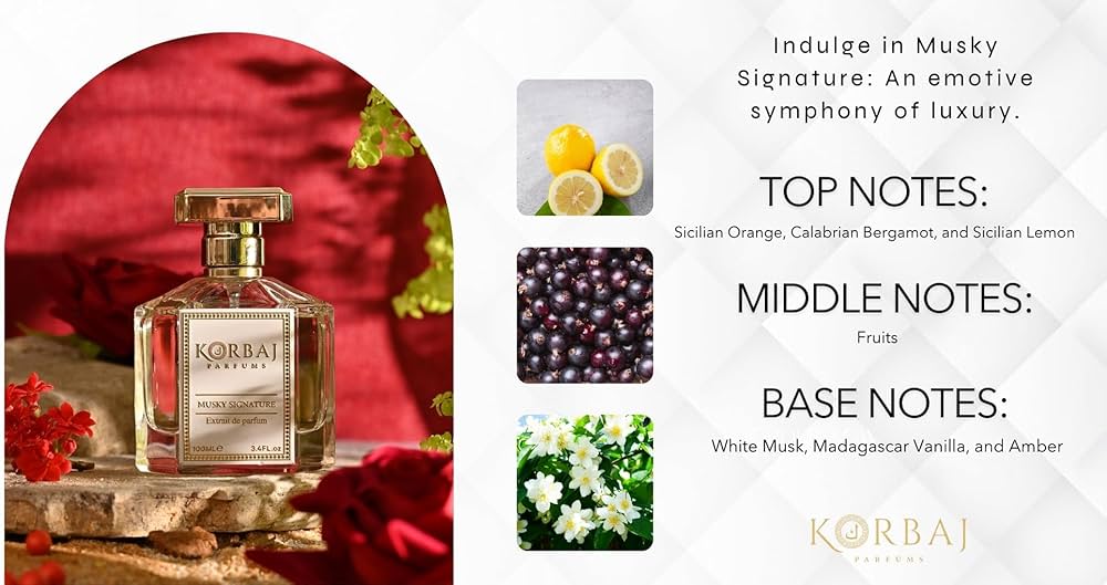 Amazon.com : KORBAJ PARFUMS Musky Signature - Arabian Perfume for