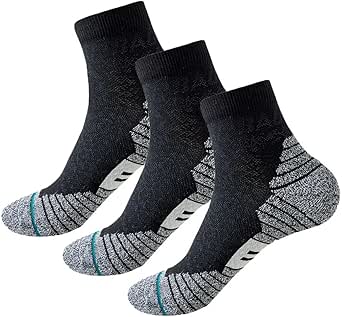 Juclise Coolmax Bambus-Kompressionssocken für Damen, Kurz Laufsocken
