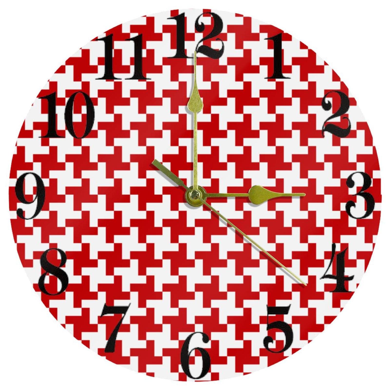 Horloge murale de Noël pour décorer la cuisine ou le bureau en fête