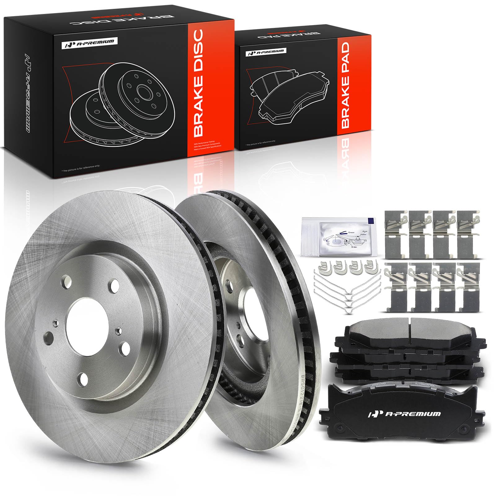 Amazon.com: A-Premium 11.65 in (296 mm) Front Vented Disc Brake