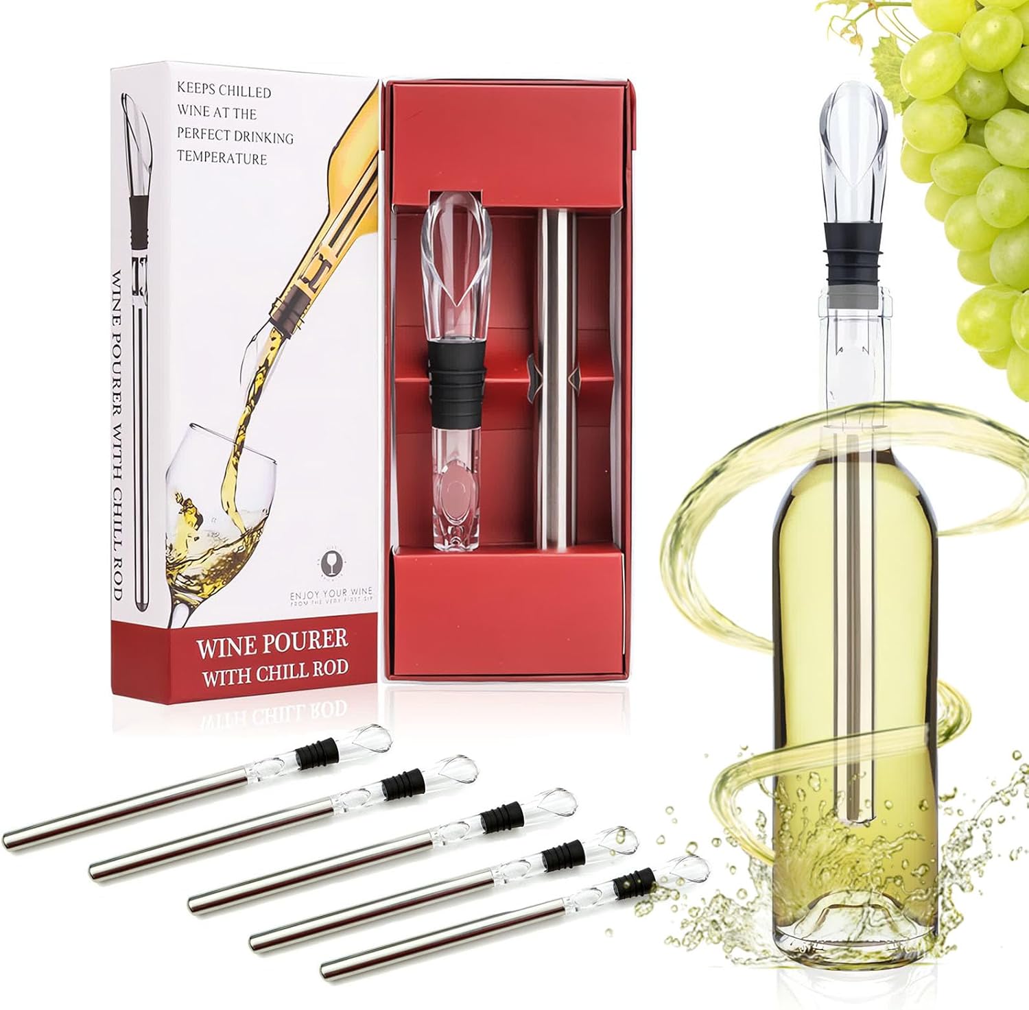 Vino Buddy, Vino Buddy Wine Chiller Stick, Vino Buddy Wine Chiller, Vino Buddy Wine