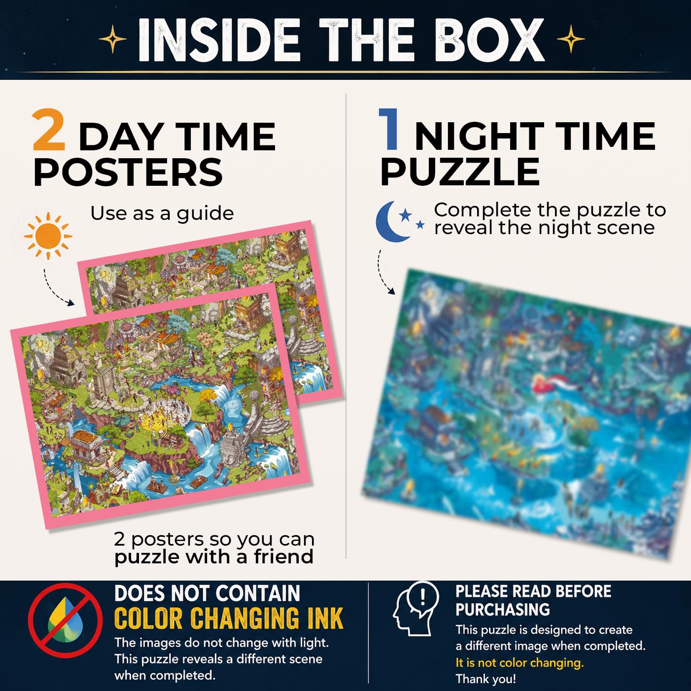 Amazon.com: Time Warp Puzzle Series 1 – Day to Night Hidden Scene