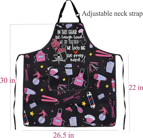 Miniatura 2 de Hair Stylist Apron with Pockets Hairdresser Gifts Hair Stylist Gifts Cosmetologists Gifts Beauty Salon Aprons Barber Apron