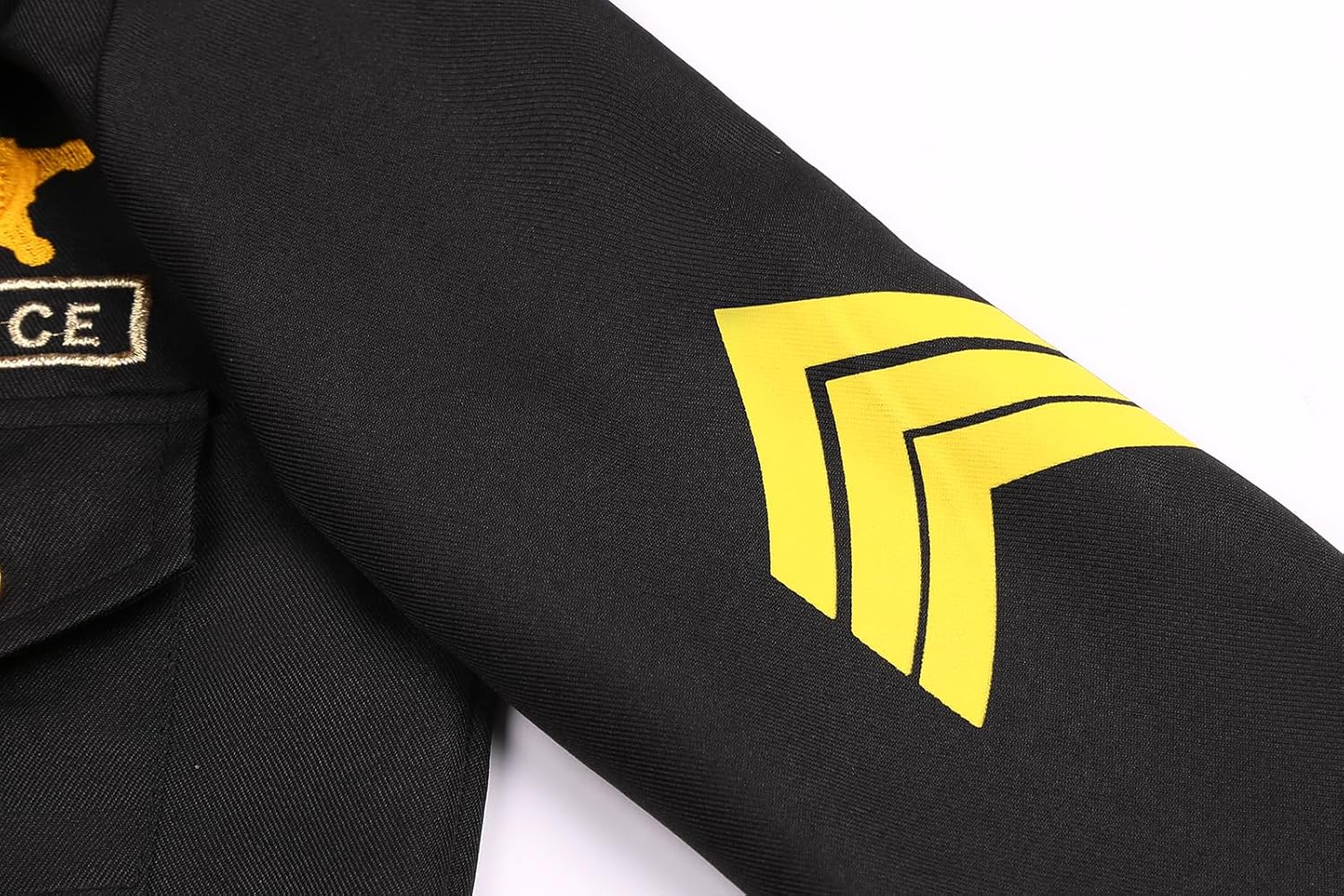 Kids Police Costume Deluxe Police Officer Costume Cop Outfit Set for Boys Girls Halloween Cosplay Dress Up - Image 7