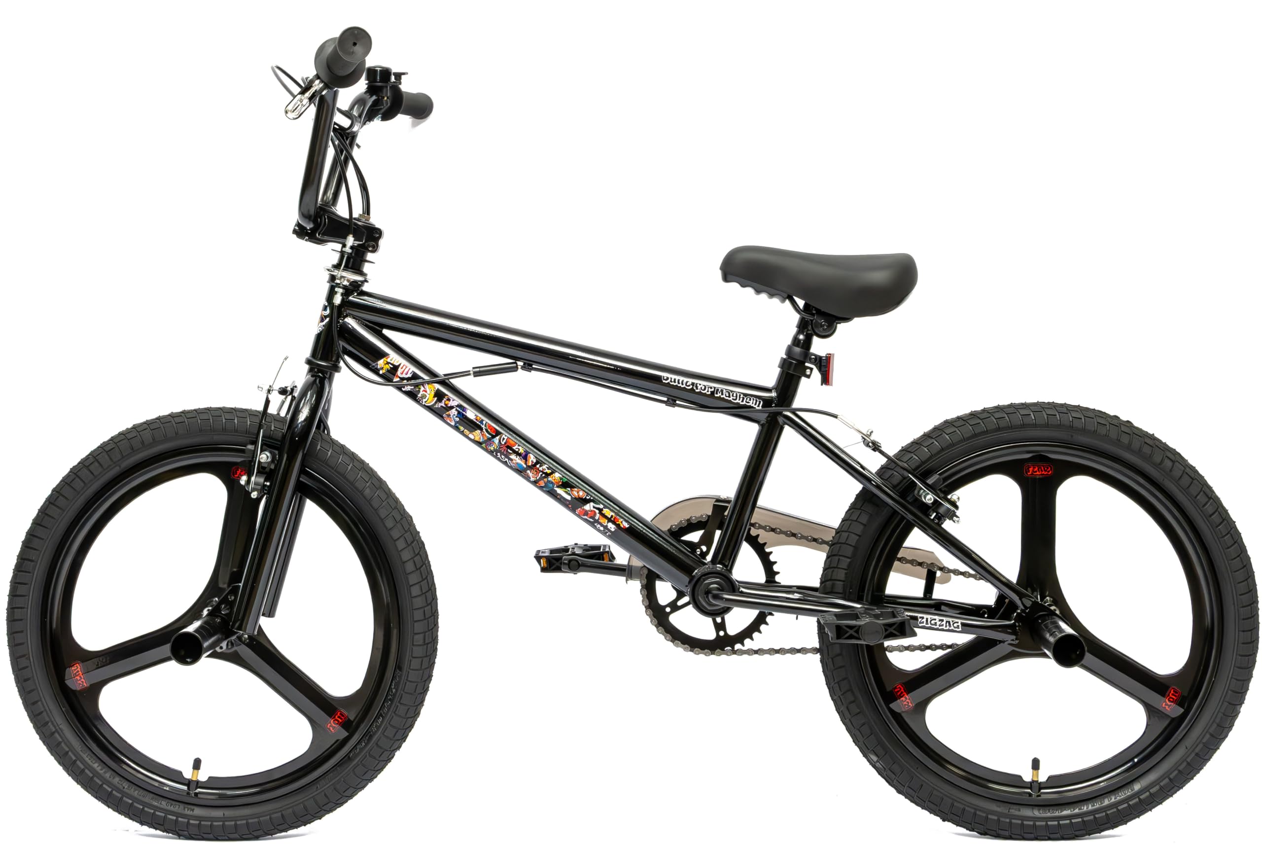 BMX Rad, 20 Zoll, 360 Grad Rotor, Pegs, Freestyle | 20 Zoll BMX Fahrrad Jungen Mädchen Erwachsene 360 Grad Rotor Pegs Freestyle Bike mit Klingel