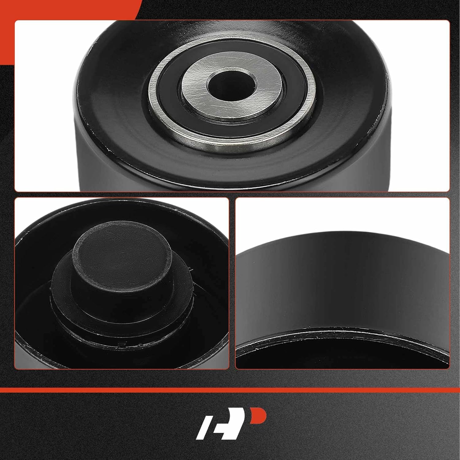 A-Premium Belt Idler Pulley Compatible with Hyundai Sonata, Santa Fe XL, Genesis, Palisade, Azera, Veracruz, Entourage & Kia Sorento, Sedona, Telluride, Cadenza, Borrego, Amanti, K900 & Genesis G80