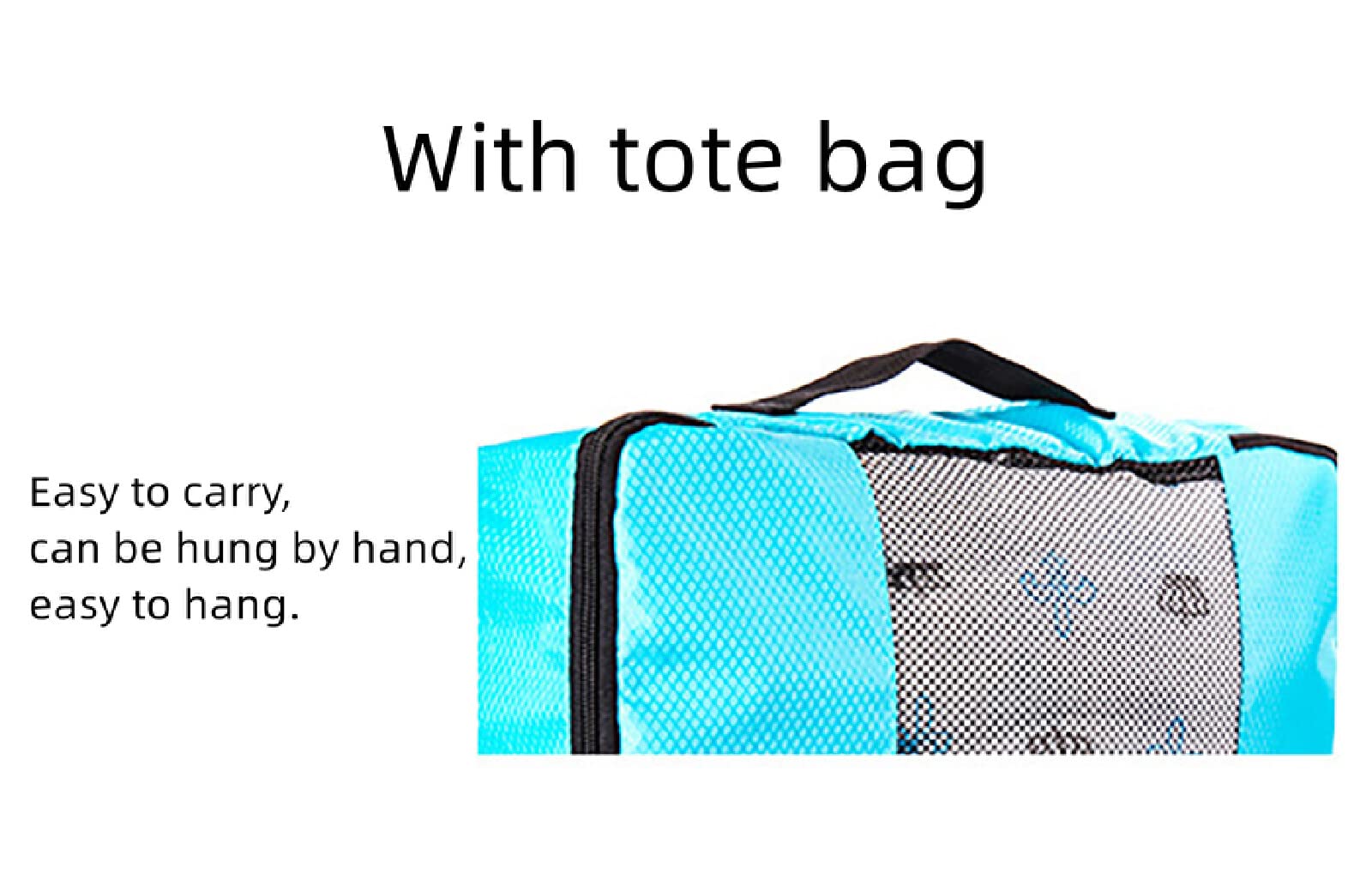 Organizzatori di Bagagli da Viaggio ispessiti con cubetti di imballaggio con Buste di Compressione per Borse per Scarpe Impermeabili.,Viola