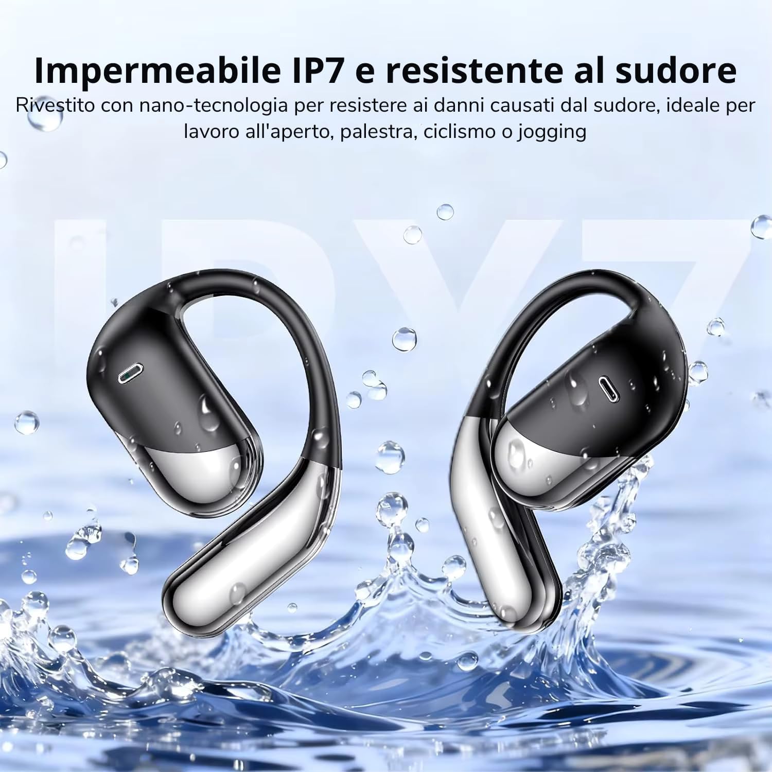 YYK-Q16S Cuffie Traduzione Istantanea Wireless Bluetooth 5.4 – Auricolari Smart con Traduttore Vocale in 144 Lingue, Audio HD, Microfono e Modalità Multiple – Ideali per Viaggi, Studio e Lavoro