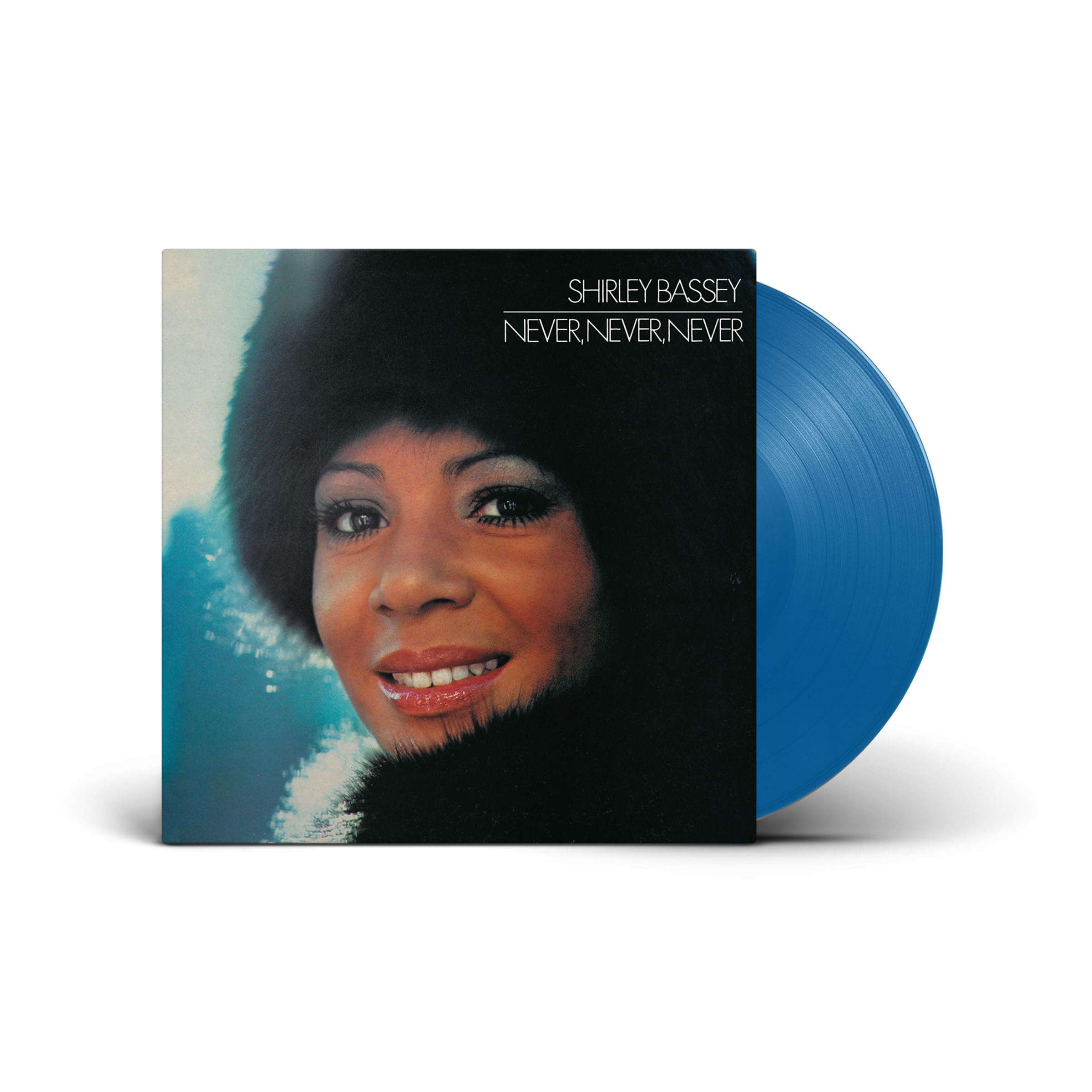 Shirley Bassey Never, Never, Never (Recycled Blue Vinyl) LP Vinyl NEW