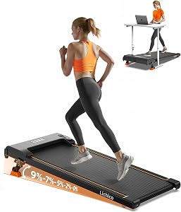 Lichico 3-in-1 Walking Pad mit 9% Steigung-Laufband für Zuhause Klein/Laufband Klappbar, platzsparendes Heimtraining mit max. 150 kg Belastbarkeit, wählbar in 3 Ausführungen