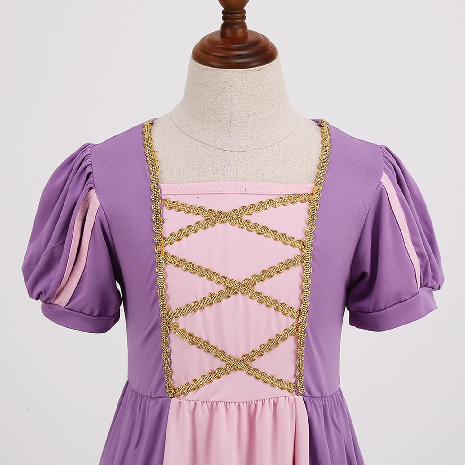 Girls Princess Dress Costume Halloween Cosplay Outfits Birthday Party Dress Up Clothes - Image 4