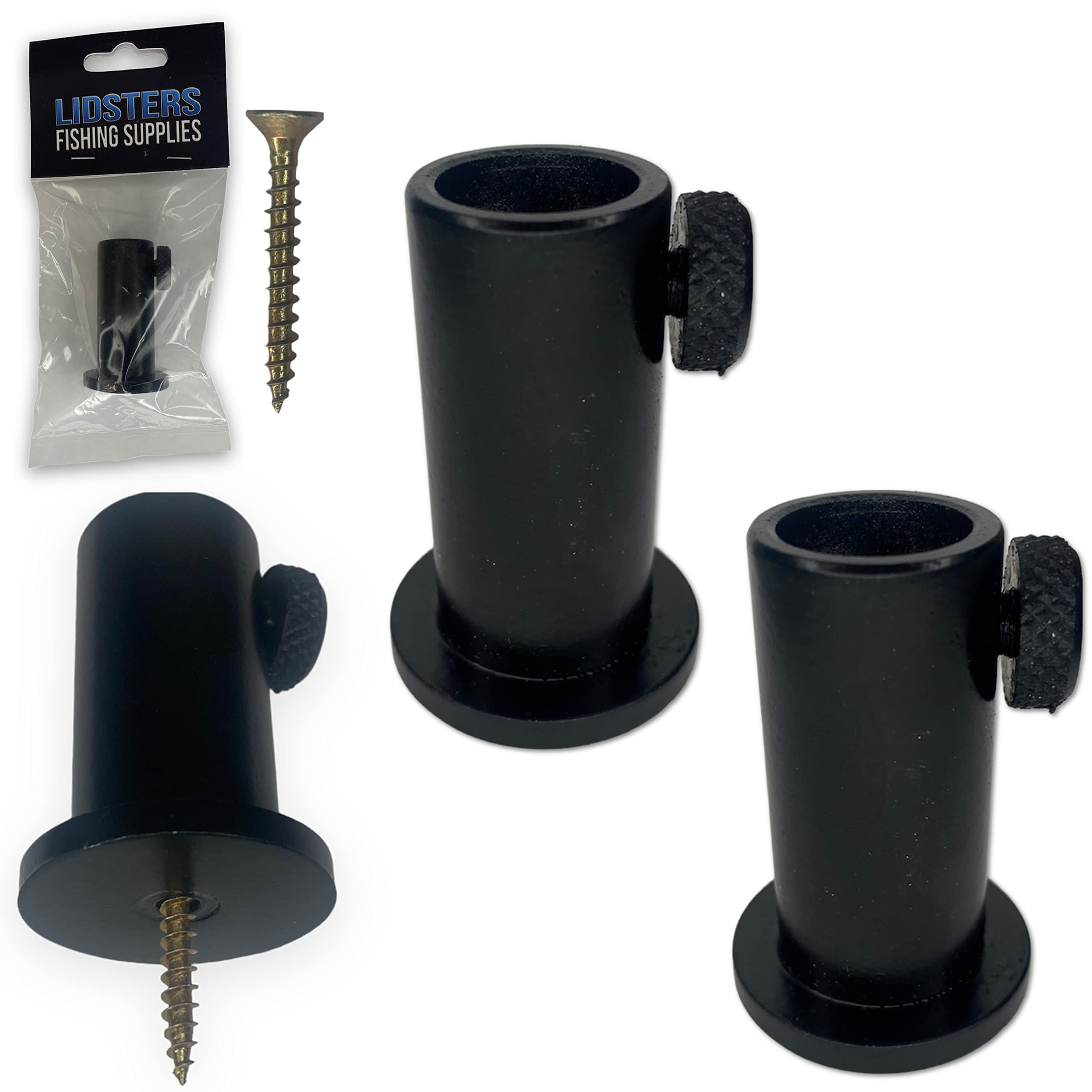 2 LFS Black Aluminium Stage stand For 16mm Carp Coarse Fishing Fits Bank Sticks