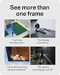 Tapo 4K Outdoor Dual Lens Pan/Tilt Wired Security Camera - 170° Wide-Angle View + 8mm Zoom, Motion Track, Person/Pet/Vehicle Detection, Subscription-Free Local Storage or Optional Cloud, C575D