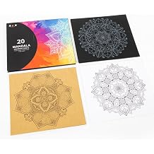 KYMY Diwali Mandala Coloring Book, 20 Rangoli Diwali Patterns Stress Relief & Mindfulness Art, Relaxing Deepavali Coloring Pages for Meditation, Hindu Festival Activity & Gift Decorations Favor