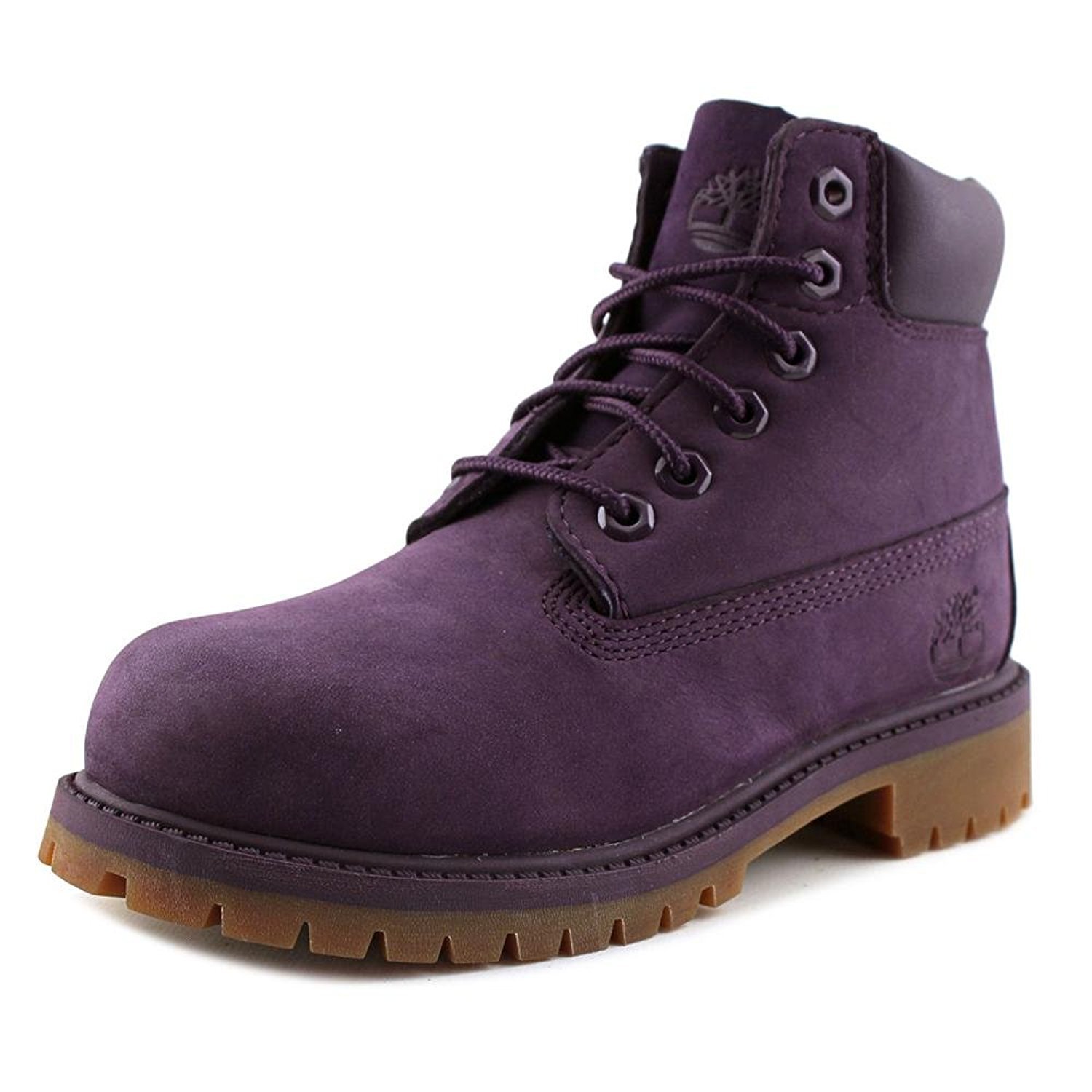 Timberland 6 Inch Premium Waterproof Boots Purple tb0a14uc (2.5 M US)