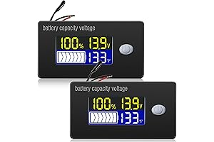 Marine Battery Meter: Monitor Up 72V Power & Temp