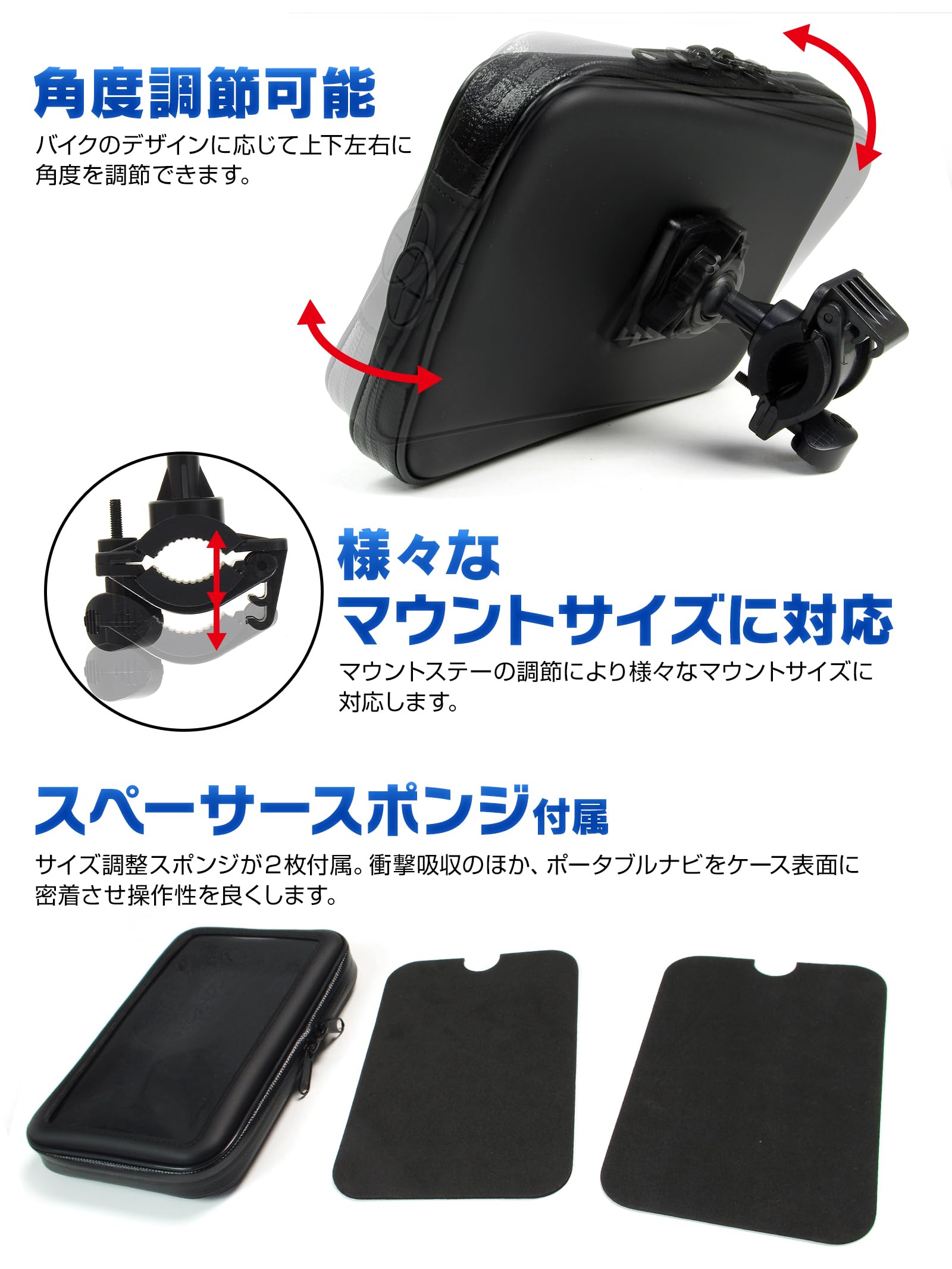 Amazon | MAXWIN バイク用 ポータブルナビ 防水 7インチ ナビ カーナビ