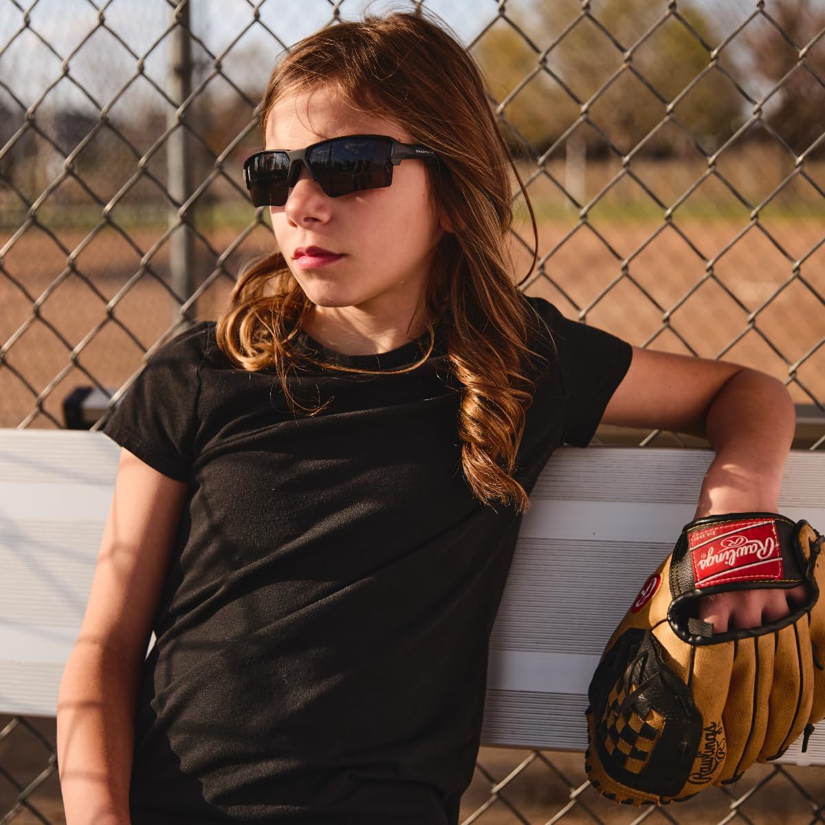 Shady Rays Talon Youth | Semi-Rimless Sport Polarized Sunglasses