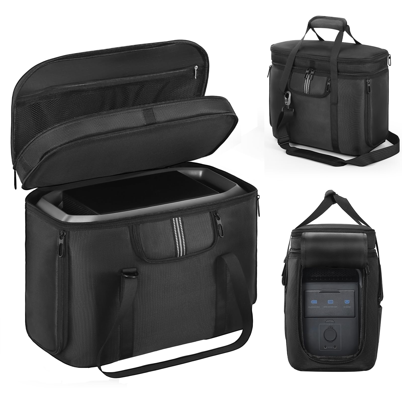 Étui de Transport Portable Compatible avec ECOFLOW Delta 3 Plus/Delta 3/Classic, Sac de Rangement de Protection pour Centrale électrique et Accessoires