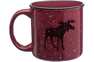 Black Lantern Rustic Moose Mug - Colorado Coffee Mug