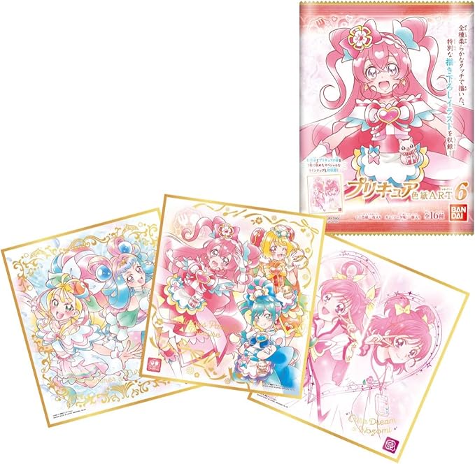 Amazon プリキュア 色紙art6 10個入 食玩 チューインガム プリキュアシリーズ 通販